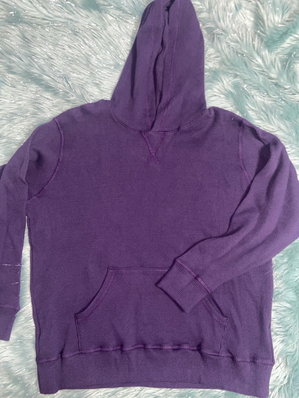 American Giant Men’s Summit Waffle Pullover Hoodie